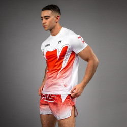 Funkční triko VENUM x RWS 2.0 Dry Tech - bílo/červené