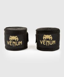 Boxerské bandáže značky VENUM KONTACT -  4 m  Black/Gold