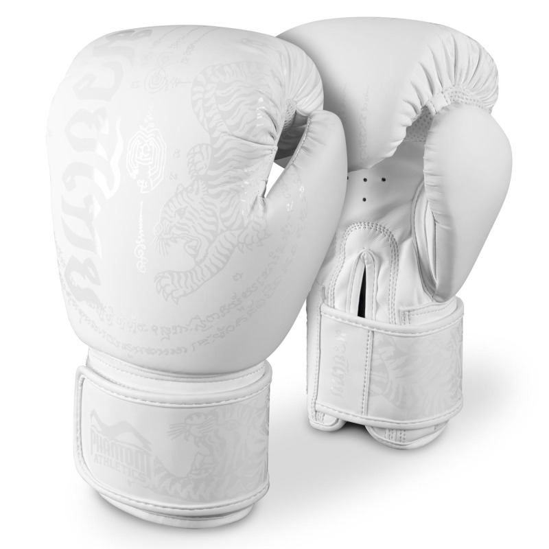 PHANTOM Boxerské rukavice Muay Thai - bílé