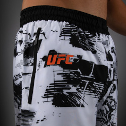 Pánské šortky UFC Zenith by Venum Authentic Fight Week - bílo/černé