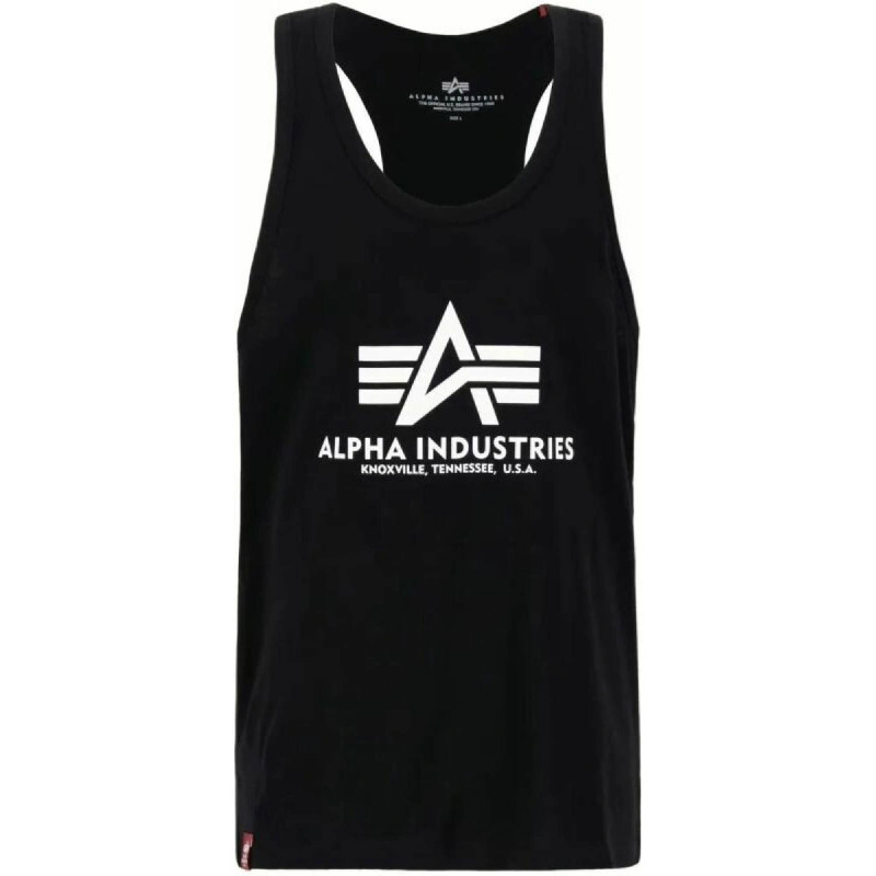 Alpha Industries Pánské tílko Basic BB Big Logo - černé