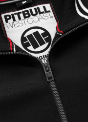 Mikina PitBull West Coast Tape Logo   - černo/bílá